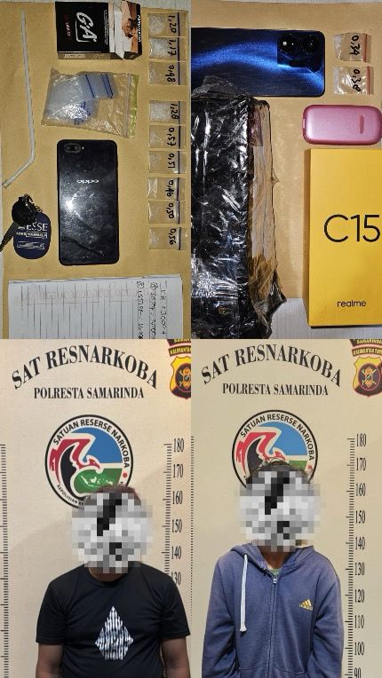 Polresta Samarinda Berhasil Mengungkap Kasus Peredaran Sabu, Tangkap 1 Tersangka,beserta barang bukti