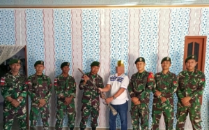 Warga Nunukan Serahkan Senjata Api Rakitan, Satgas Pamtas Apresiasi Kesadaran Warga