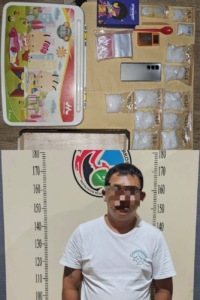 Tersangka G Diamankan Polresta Samarinda, Miliki 577,71 Gram Sabu