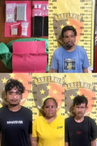 Polisi Amankan 11,64 Gram Sabu dan Uang Tunai Rp2,57 Juta dari 4 Tersangka