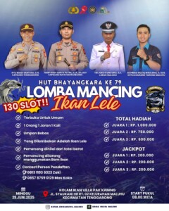 HUT Bhayangkara Ke-79, Lomba Mancing Siap Meriahkan Kelurahan Maluhu