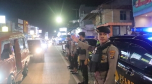 Patroli Malam Takbir, Polresta Samarinda Jaga Keamanan dan Ketertiban Warga