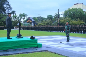 Kodam VI/Mulawarman Gelar Upacara Peringatan Hari Lahir Pancasila dengan Tema “Memperkokoh Ideologi Pancasila Menuju Indonesia Emas”