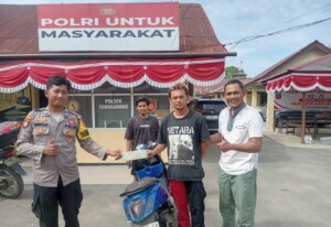 Motor Biru Tak Bertuan di Pasar Tenggarong, Sudah Kembali ke Pemilik