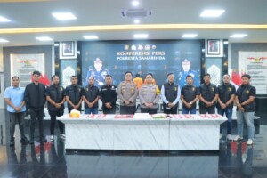 Polsek Sungai Kunjang Ungkap Peredaran Sabu Sebanyak 1 Kilogram lebih, Dua Pelaku Diamankan