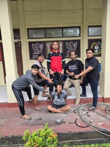 Hampir Tabrak Polisi, Pencurian Besi Timbangan Berhasil Dibekuk Setelah Aksi Kejar-kejaran 
