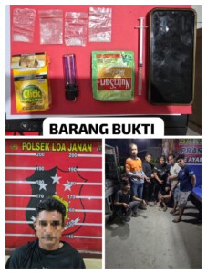 Aksi Perlawanan Gagal, Residivis Narkoba Tumbang Di Tangan Polsek Loa Janan