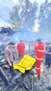 Kebakaran Hebat di Sanga-Sanga, Enam Rumah, Satu Korban Jiwa