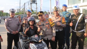 Operasi Patuh Mahakam 2025: Polres Kutim Fokus Penindakan dan Edukasi Lalu Lintas