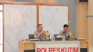 Kapolres Kutim Pimpin Anev Kamtibmas, Tegaskan Pentingnya Sinergi dan Stabilitas Wilayah