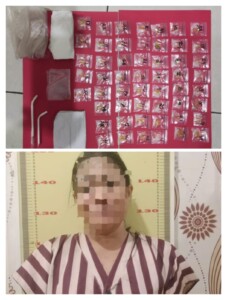 Polsek Kota Bangun Gerebek Rumah di Desa Liang, 53 Paket Sabu Disita dari Seorang IRT