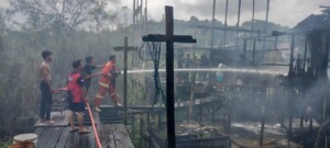 Kebakaran di Desa Segihan Sebulu, Dua Rumah Ludes, Empat Keluarga Terdampak
