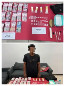 Satpolairud Polres Kukar Gerebek Pondok Pinggir Danau, Pria Pembawa Sabu Nyaris Lolos