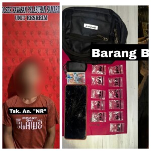 Polsek Kawasan Pelabuhan Samarinda Amankan 5,12 Gram Sabu Siap Edar