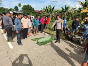 Kecelakaan Maut di Bukit Layang, Pengendara Motor Tewas Terserempet Truk