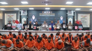 66 Tersangka Diamankan Selama Operasi Antik 2025, Polresta Samarinda Selamatkan 20 Ribu Jiwa dari Bahaya Narkoba