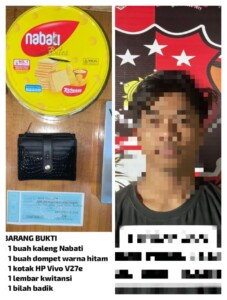 Gasak Uang dan Handphone, Pemuda 18 Tahun Ditangkap Polisi Samarinda Kota