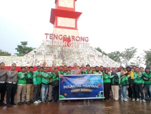 Polantas Menyapa, Polisi dan Ojek Online Kukar Perkuat Kemitraan di Jalan Raya