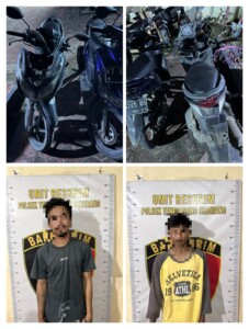 Berkat CCTV, Polsek Tenggarong Seberang Bekuk Komplotan Curanmor Kurang dari 24 Jam