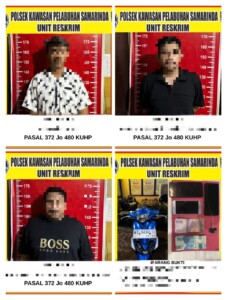 Polsek Kawasan Pelabuhan Samarinda Ungkap Kasus Penggelapan Motor di Palaran