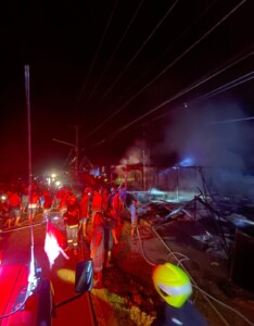 Api Lahap Pemukiman di Sebulu, Damkarmatan Berjibaku Padamkan Kobaran