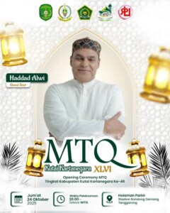 Haddad Alwi Akan Meriahkan Pembukaan MTQ ke-46 Kukar di Stadion Rondong Demang