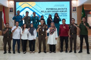Kajari Kukar Bekali Duta Pelajar Sadar Hukum 2025 Menuju Tingkat Provinsi