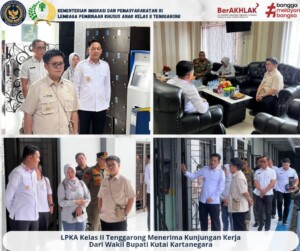 Fokus pada Pembinaan Anak, LPKA Tenggarong Dapat Perhatian Khusus dari Pemkab Kukar