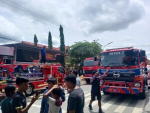Kawasan Kuliner Ahmad Yani Kembali Terbakar, Damkarmatan Kerahkan 9 Armada Padamkan Api