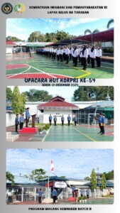 Lapas Kelas IIA Tarakan Gelar Upacara HUT KORPRI, Semangat Kebangsaan Diperkuat