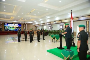 Kodam VI/Mulawarman Gelar Sertijab Kasdam dan Tradisi Penerimaan-Pelepasan Personel