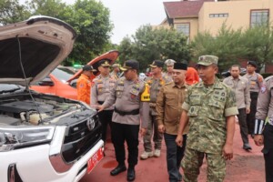 Tekan Pelanggaran Lalu Lintas, Polres Kukar Gelar Apel Operasi Keselamatan Mahakam 2026