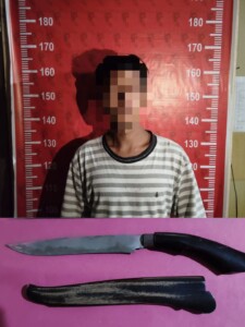 Simpan Klewang 35 Cm di Dalam Tas, Pria di Dermaga Feri Harapan Baru Ditangkap