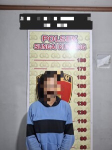 Aniaya Anak Saat Dini Hari, Pelaku Dibekuk Unit Opsnal Polsek Sungai Kunjang