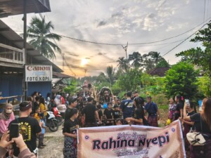 Semarak Nyepi di Desa Kerta Buana, Ogoh-Ogoh Diarak dan Dibakar