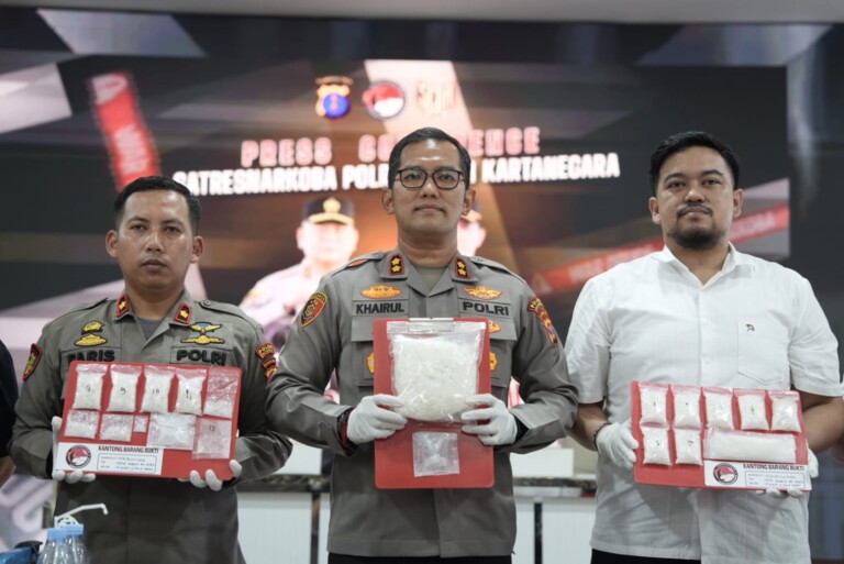 Polres Kukar Sita Sabu Seberat 1,5 Kg, Satu Tersangka Residivis