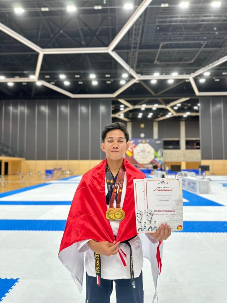 Dua Emas dari Osaka, Bripda Gabriel Harumkan Nama Polri dan Indonesia