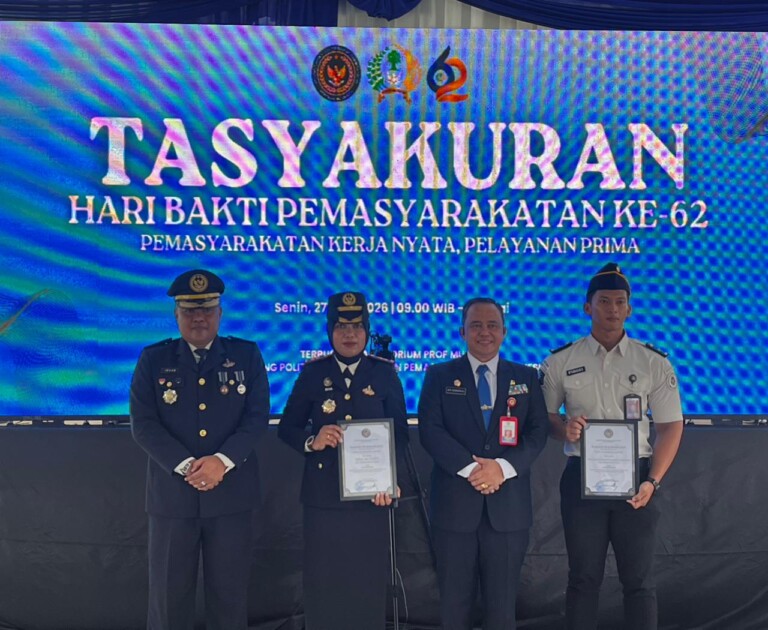 HBP ke-62, Lapas Perempuan Tenggarong Borong Penghargaan dan Perkuat Komitmen Dalam Pelayanan