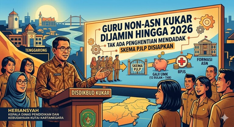 Tak Ada Penghentian Mendadak, Guru Non-ASN Kukar Dijamin hingga 2026, PJLP Disiapkan