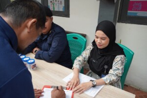 Aksi Nyata Zero Halinar, Puluhan WBP dan Petugas Lapas Tenggarong Jalani Tes Urine
